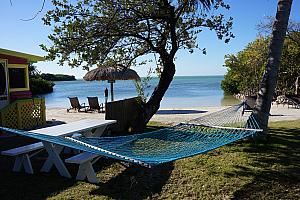 Here's the view from the front of our cottage.