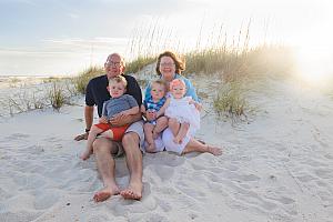 Nana and Papa with their grandkids!