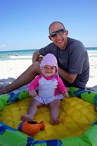 Hanging in the shade, to avoid sunburn.