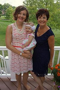 Three generations of Klocke/Larbes ladies!