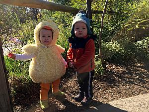 Capri and Benny at the Zoo