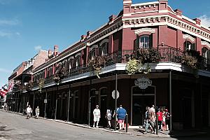 Muriel's Bistro on the corner of Jackson Square. We had a fancy dinner here.