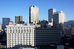 The view atop our hotel