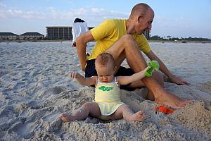 Playing in the sand again!