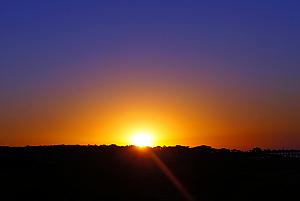 Sunrise from the beach