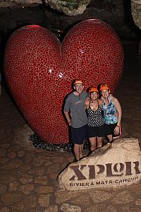 At Xplor park! We split the trip into two days -- Jay, Kelly and Mom Klocke went the first day, while Kevin, Kyleen and Dad Klocke went the second day. Those that stayed home took care of the kids.