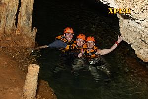 Xplor: swimming through a cenote - an underground river