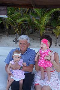 Family photo shoot - Grandparents and Granddaughters - what did you do to Kenley, Grammy?!