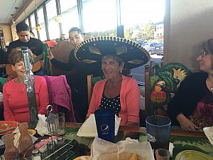 Happy Birthday Nana Rosie! At Cancun restaurant.