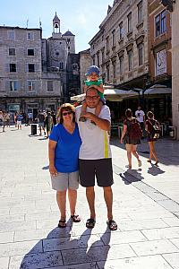 Walking through the old town