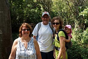 Enjoying the walking path through Krka park