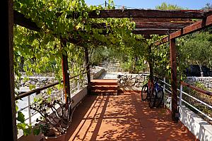 Entryway into the villa