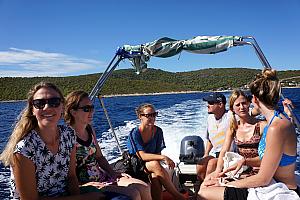 We took a short (5 minute) boat ride from Vis to Budikovac, a small uninhabited island nearby.