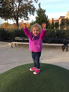 Playing at Washington Park