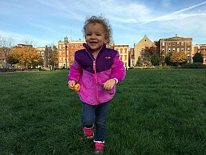 Playing at Washington Park