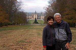 Grammy and Grandpa enjoying the nice weather