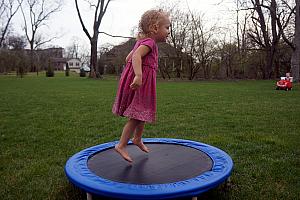 Trampoline time!