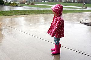 Having a good time in the rain