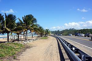 Stopping by a pretty roadside beach on the way home