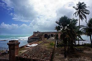 View of yet another fort, just outside our hotel's grounds.