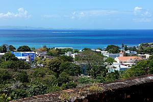 View from an island fort.