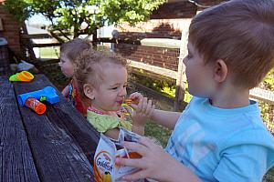 Cooper feeding some more