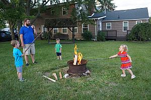 Time to grill some smores!