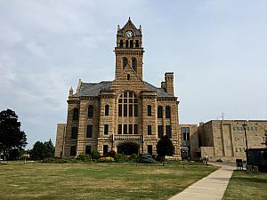 Kelly found this neat building while running around town.