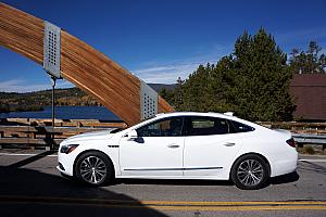 Our rental car, a Buick Lacrosse.