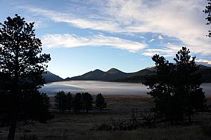 We liked this bed of fog that hung in the valley