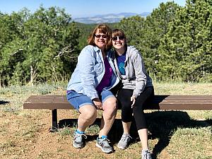 Nana and Julie at Mueller State Park