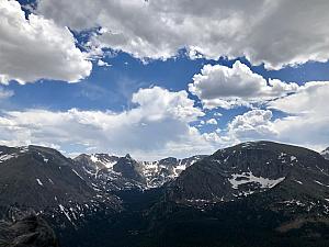 Viewpoint along Trail Ridge Road - alpine district above the tree line