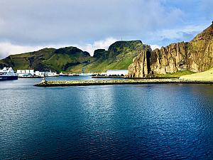 Arriving in Vestmannaeyjar - not a bad port!