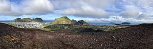 View atop the island's volcano