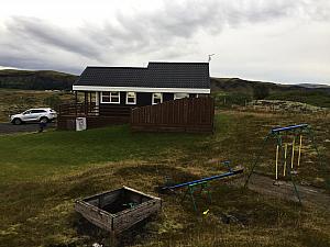 Our cabin in Kirkjubaerjarklaustur